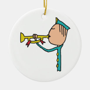 Bugle Keramisch Ornament