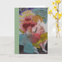 Bugleplayer en bidengel kaart