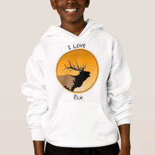 Bugling Bull Elk bij Sunset Original Wildlife Art