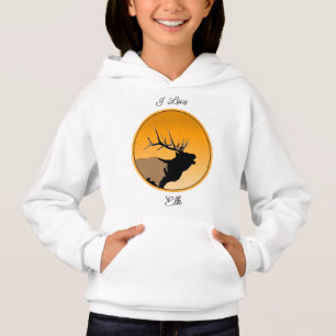 Bugling Bull Elk bij Sunset Original Wildlife Art