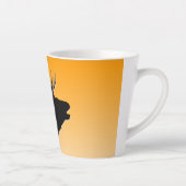 Bugling Bull Elk bij Sunset Original Wildlife Art Latte Mok (Rechts)