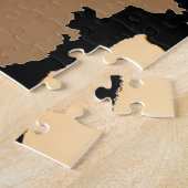 Bugling Bull Elk bij Sunset Original Wildlife Art Legpuzzel (Zijkant)