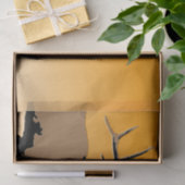 Bugling Bull Elk bij Sunset Original Wildlife Art Tissuepapier (Geschenk)