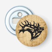 Bugling Bull Elk Bottle Opener (Voorkant)