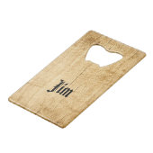 Bugling Bull Elk creditcard Bottle Open Creditkaart Flessenopener (Achterkant Gekanteld)