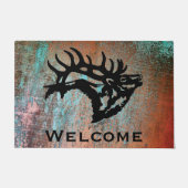 Bugling Bull Elk Deurmat (Voorkant)