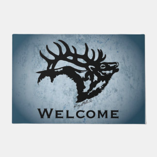 Bugling Bull Elk Deurmat