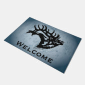 Bugling Bull Elk Deurmat (Schuin)