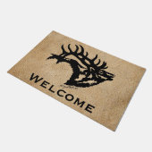 Bugling Bull Elk Deurmat (Schuin)