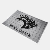 Bugling Bull Elk Doormat Deurmat (Schuin)