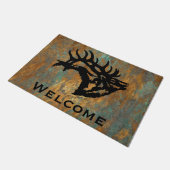Bugling Bull Elk Doormat Deurmat (Schuin)