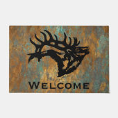 Bugling Bull Elk Doormat Deurmat (Voorkant)