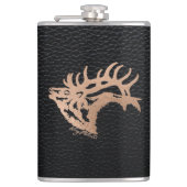 Bugling Bull Elk Heupfles (Voorkant)