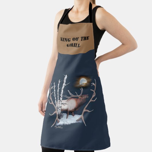 Bugling Bull Elk Schort (Insitu)