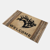 Bugling Bull Elk Welkom Deurmat (Schuin)