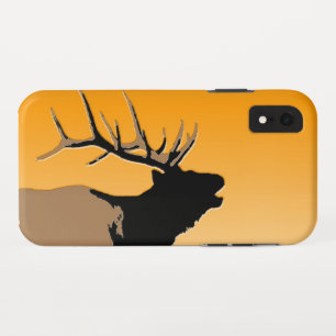 Bugling Elk bij Sunset - Original Wildlife Art Case-Mate iPhone Case