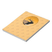 Bugling Elk bij Sunset - Original Wildlife Art Notitieblok (Linkerzijde)