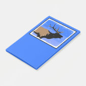Bugling Elk in Winter - Originele Wilde Kunst Post-it® Notes (Schuin)