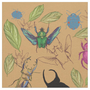 Bugs Beauful Pattern  Stof