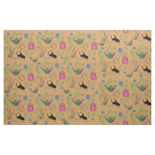 Bugs Beauful Pattern  Stof (Fat Quarter)