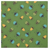 Bugs Beetles Mid Century Mod Cute Stof (Swatch)