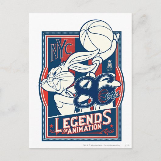 BUGS BUNNY™ 86-ers Briefkaart (Voorkant)
