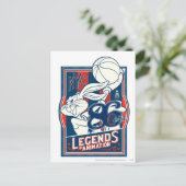 BUGS BUNNY™ 86-ers Briefkaart (Staand voorkant)