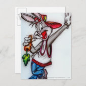 BUGS BUNNY™ Airbrush Briefkaart (Voorkant / Achterkant)