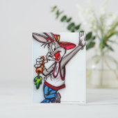 BUGS BUNNY™ Airbrush Briefkaart (Staand voorkant)