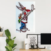 BUGS BUNNY™ Airbrush Poster (Thuiskantoor)