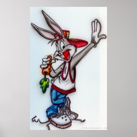 BUGS BUNNY™ Airbrush Poster (Voorkant)