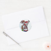 BUGS BUNNY™ Airbrush Ronde Sticker (Envelop)