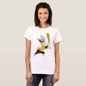 BUGS BUNNY™ Batter staat op T-shirt (Voorkant volledig)
