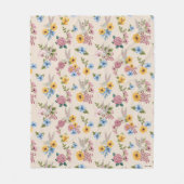 BUGS BUNNY™ Bloem Borduurpatroon Fleece Deken (Voorkant)