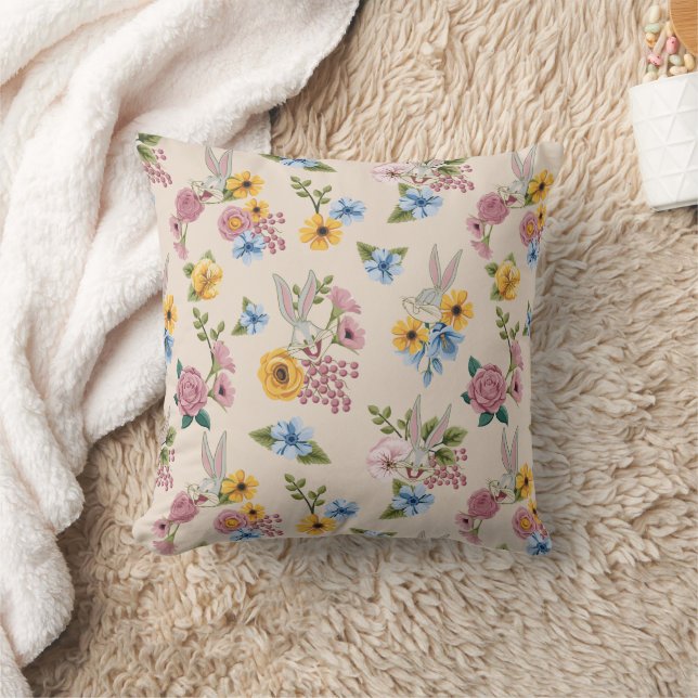 BUGS BUNNY™ Bloem Borduurpatroon Kussen (Deken)