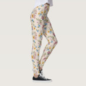 BUGS BUNNY™ Bloem Borduurpatroon Leggings (Rechts)