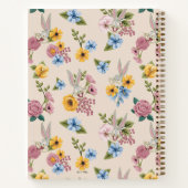 BUGS BUNNY™ Bloem Borduurpatroon Notitieboek (Achterkant)
