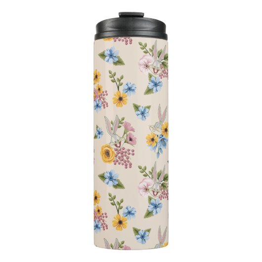 BUGS BUNNY™ Bloem Borduurpatroon Thermosbeker (Voorkant)