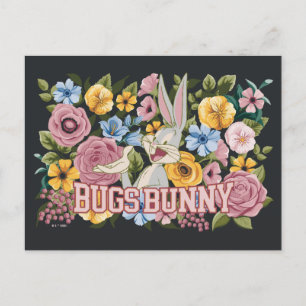 Bugs Bunny™ Bloemengeborduurd Grafisch Briefkaart