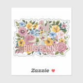 Bugs Bunny™ Bloemengeborduurd Grafisch Sticker (Vel)