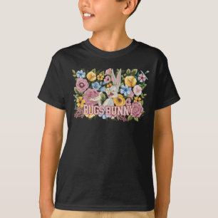 BUGS BUNNY™ Borduurwerk Bloem Grafisch T-shirt