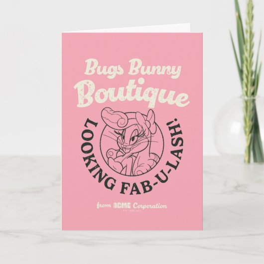 BUGS BUNNY™ Boutique - een blik op Fab-U-Lash! Kaart (Voorkant)