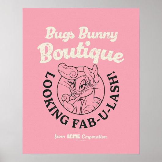 BUGS BUNNY™ Boutique - een blik op Fab-U-Lash! Poster (Voorkant)