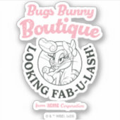 BUGS BUNNY™ Boutique - een blik op Fab-U-Lash! Sticker (Voorkant)