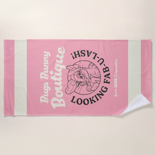 BUGS BUNNY™ Boutique - een blik op Fab-U-Lash! Strandlaken (Voorkant)