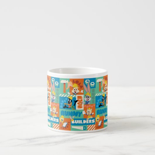 BUGS BUNNY BOUWDERS™| Patroon TR tekens Espresso Kop (Voorkant)