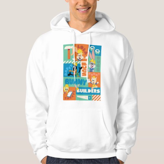 BUGS BUNNY BOUWDERS™| Patroon TR tekens Hoodie (Voorkant)