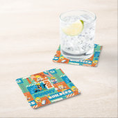 BUGS BUNNY BOUWDERS™| Patroon TR tekens Kartonnen Onderzetters (Insitu)