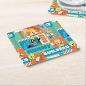 BUGS BUNNY BOUWDERS™| Patroon TR tekens Kartonnen Onderzetters (Schuin)