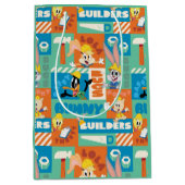 BUGS BUNNY BOUWDERS™| Patroon TR tekens Medium Cadeauzakje (Voorkant)